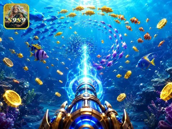 Tangkapan layar permainan Happy Fishing 4